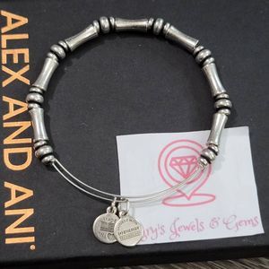 Alex and Ani bamboo River bead bracelet
